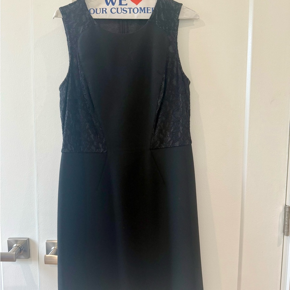 Ann Taylor Black Lace Dress